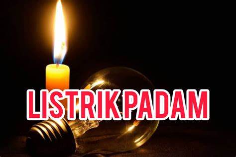 Ilustrasi listrik padam.