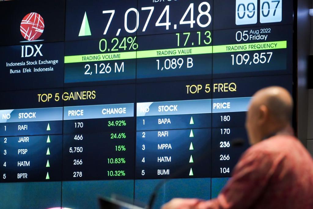 IHSG Sesi 1 Ditutup Menguat, Sentuh Level Psikologis 7.300