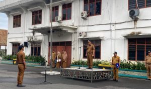 Sekda Kota binjai H Irwansyah Nasution S,Sos pimpin gabungan