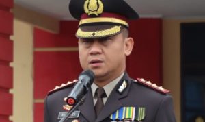 Kapolresta Deli Serdang memimpin upacara Hari Bhayangkara ke 78.(Istimewa)