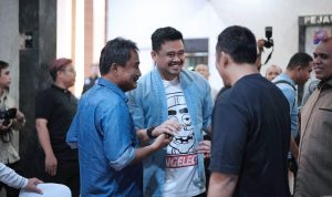 Pj Gubernur Sumatera Utara,Wali Kota Medan dan Wali Kota Binjai temu ramah dalam puncak acara Hari jadi Kota Medan yang ke-434.