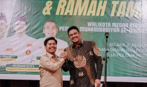 Pemuda Muhammadiyah dapat hadiah umroh dari Walikota Medan Bobby Nasution. BP/erwan