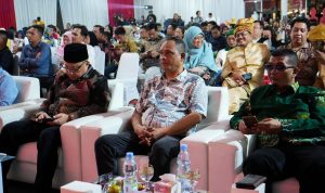 Kepala Badan Kesatuan Bangsa dan Politik, Andy Mario Siregar pada acara Peluncuran Tahapa Pemilihan Wali Kota Medan di Istana Maimun. BP/erwan