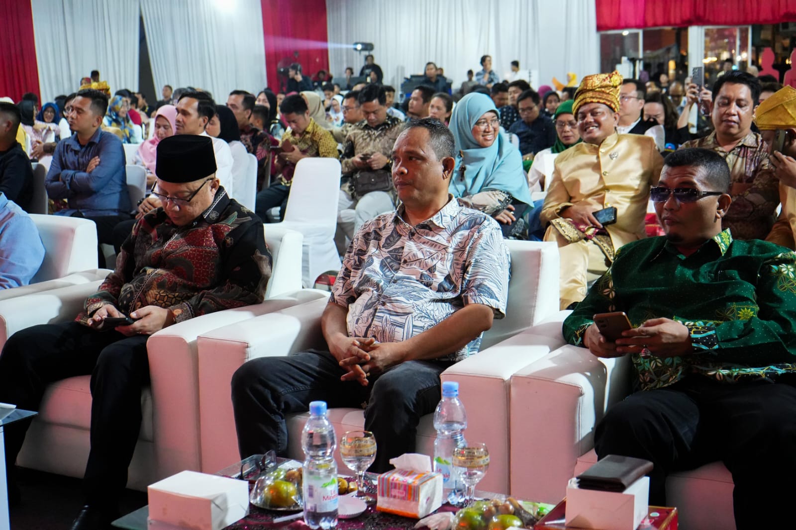 Kepala Badan Kesatuan Bangsa dan Politik, Andy Mario Siregar pada acara Peluncuran Tahapa Pemilihan Wali Kota Medan di Istana Maimun. BP/erwan