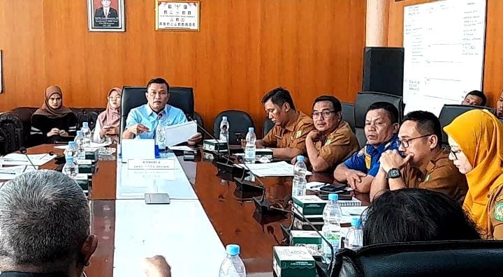 Rapat Dengar Pendapat Komisi 4 DPRD Medan. BP/erwan