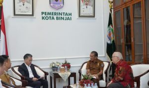Sekdako Binjai Terima kunjungan kerja sekretaris partai komite kota Nan'an. 