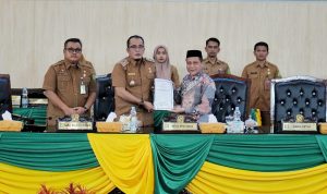 Wakil Wali Kota Medan Aulia Rachman dalam sidang Paripurna di Gedung DPRD Medan. BP/erwan