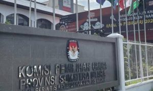 Kantor KPU Sumut.(Istimewa).