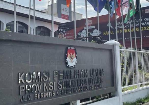 Kantor KPU Sumut.(Istimewa).