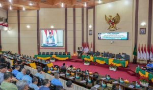 Sidang Paripurna DPRD Medan dalam Nota Jawaban Kepala Daerah terhadap Ranperda. BP/erwan