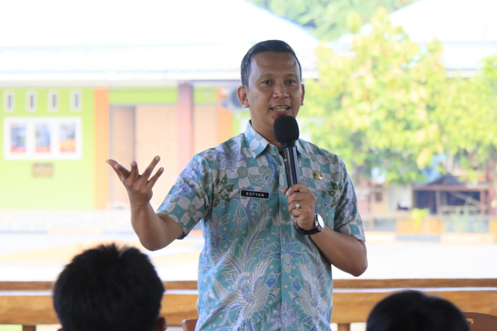 Kadis Kominfo Kota Binjai Sofyan Syahputra Siregar S.STP, M.AP sebagai Narasumber Masa Pengenalan Lingkungan Sekolah(MPLS) di SMA PABA.