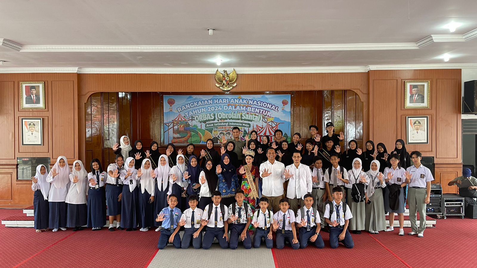 Kadis P3AM Kota Binjai menggelar obrol santai dalam rangka Hari Anak