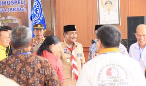 Wali Kota Binjai hadiri musyawarah pelayanan kerjasama antara gereja. 