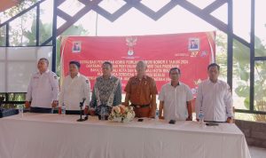 Asisten I pemerintahan Pemko Binjai Aldi Agustuan S.Sos,MM hadiri sosialisi KPU.