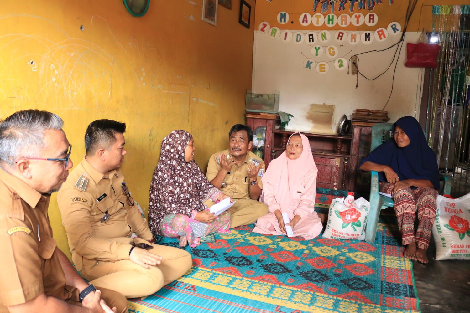 Wali kota Binjai beri santunan kepada 70 orang kaum dhuaffa.