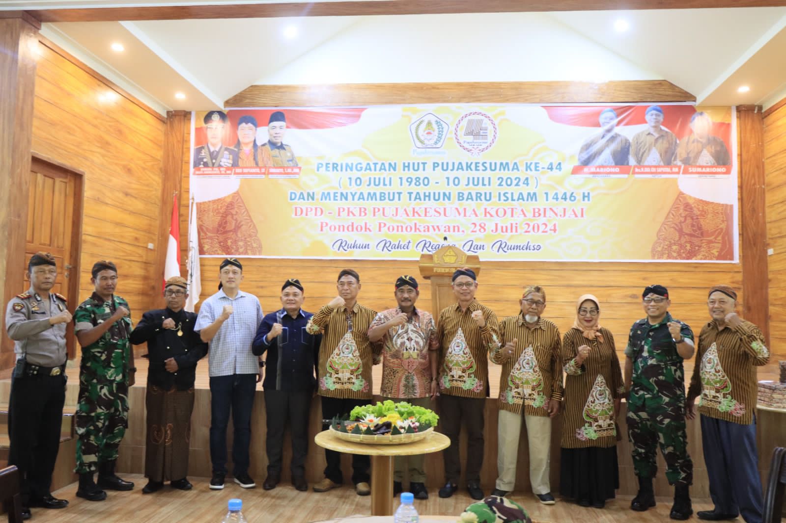Wali Kota Binjai hadiri ulang tahun Pujakesuma yang ke-44. 