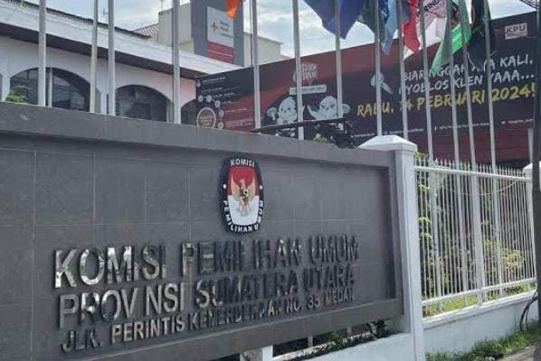 Kantor KPU Sumut.(Istimewa)