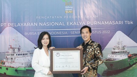Laba Bersih PT Pelayaran Nasional Ekalya Purnamasari Tbk Naik 65% pada Paruh Pertama 2024