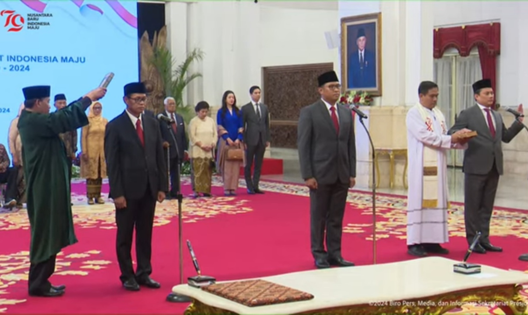Presiden Jokowi Lantik Thomas Djiwandono sebagai Wakil Menteri Keuangan