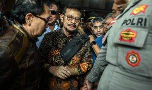 Syahrul Yasin Limpo Ucapkan Terima Kasih dan Maaf Usai Sidang di Pengadilan Tipikor