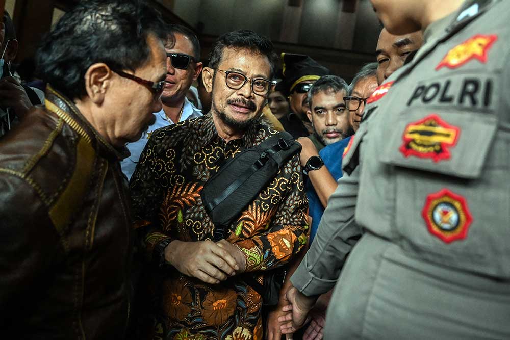 Syahrul Yasin Limpo Ucapkan Terima Kasih dan Maaf Usai Sidang di Pengadilan Tipikor