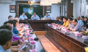 Rapat bersama perwakilan BPJS di Balai Kota Medan. BP/erwan