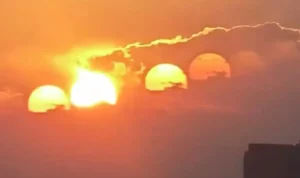 Tujuh Matahari di Langit China Fenomena atau Ilusi Optik?