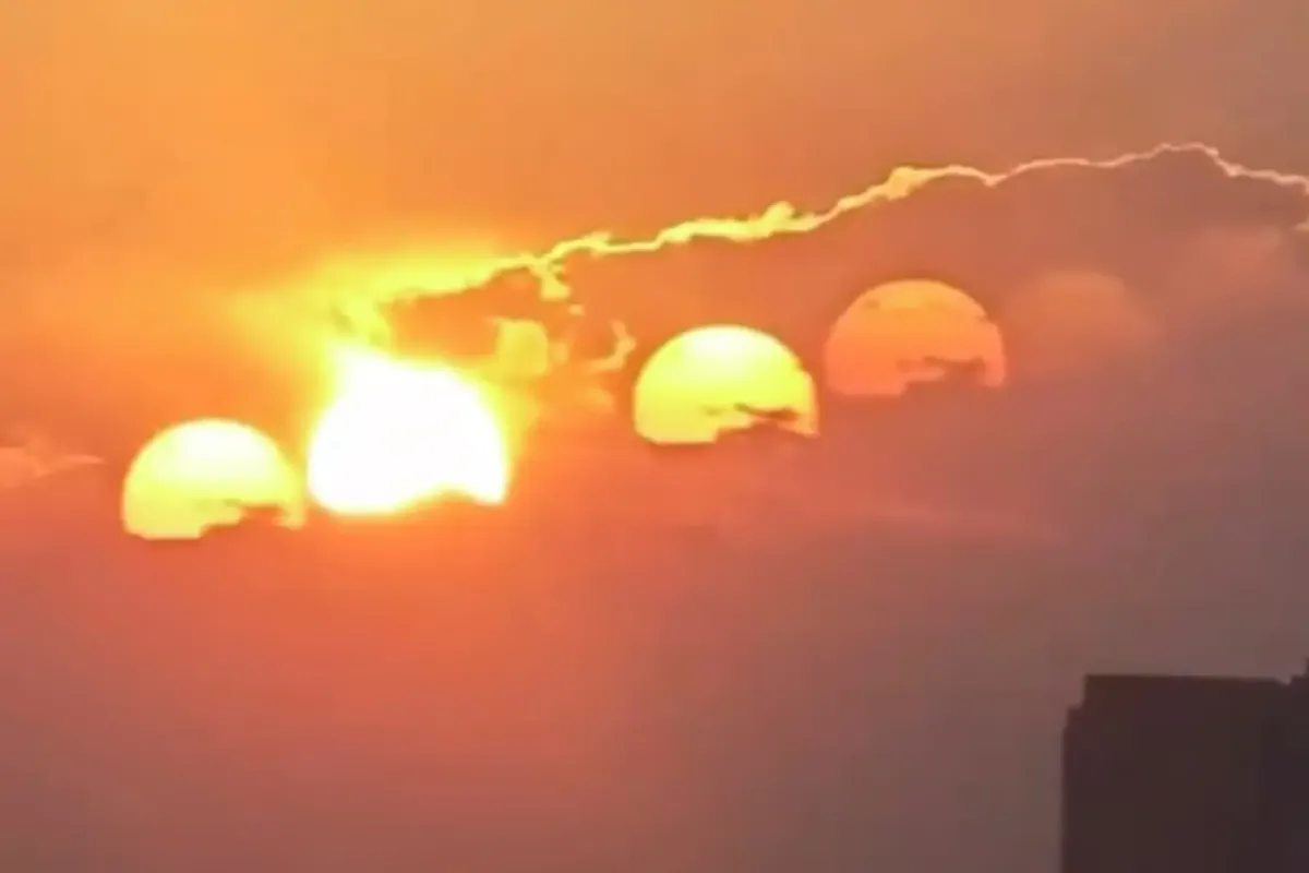 Tujuh Matahari di Langit China Fenomena atau Ilusi Optik?