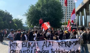 Aksi GMNI Medan Kecam Kinerja Wali Kota Bobby Nasution, Blok Medan Diduga Terlibat Korupsi