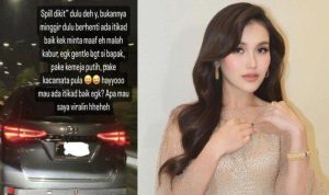 Ayu Ting Ting Alami Kecelakaan di Jalan Tol, Pengendara Kabur Tak Bertanggung Jawab