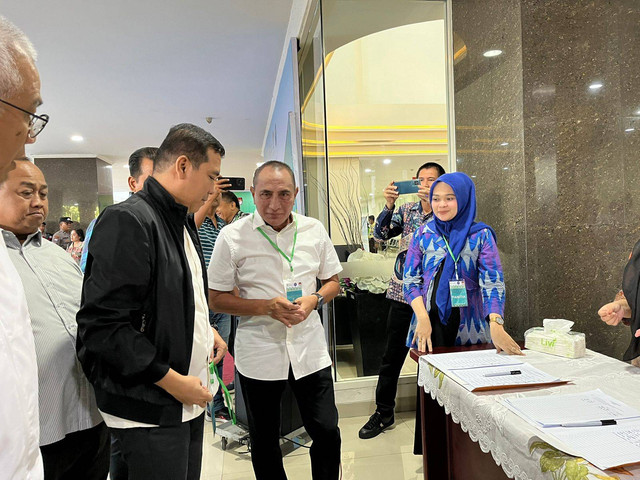 Bakal Calon Gubernur Sumatera Utara Edy Rahmayadi Jalani Tes Kesehatan di RSUP Adam Malik