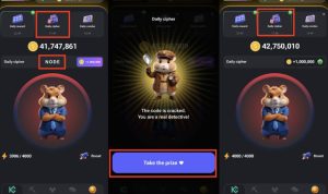 Daily Cipher dan Daily Combo Hamster Kombat 9 Agustus 2024