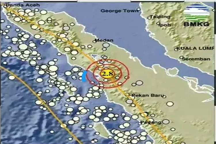 Gempa Berkekuatan Magnitudo 3,4 Guncang Kabupaten Tapanuli Selatan Hari Ini