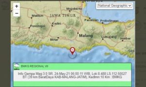 Gempa Bumi Melanda Kabupaten Malang, Jawa Timur – Update Terbaru