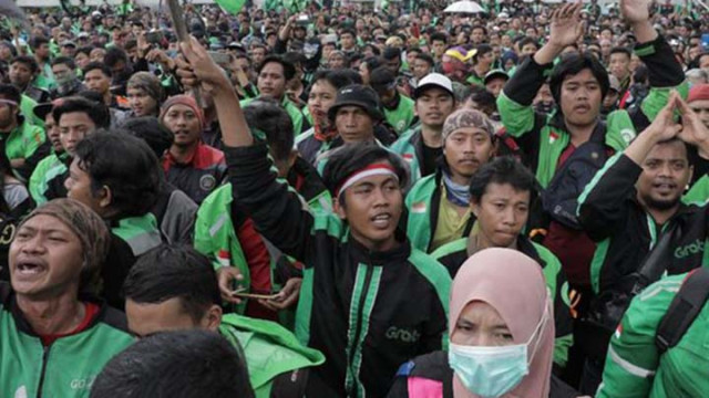 Grab Indonesia Tanggapi Aksi Demonstrasi Driver Ojek Online di Jabodetabek
