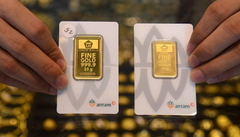 Harga Emas Antam Naik Jadi Rp1.413.000 per Gram