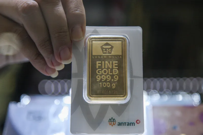 Harga Emas Batangan PT Aneka Tambang Tbk (Antam) Hari Ini Stabil di Rp1.419.000 per Gram