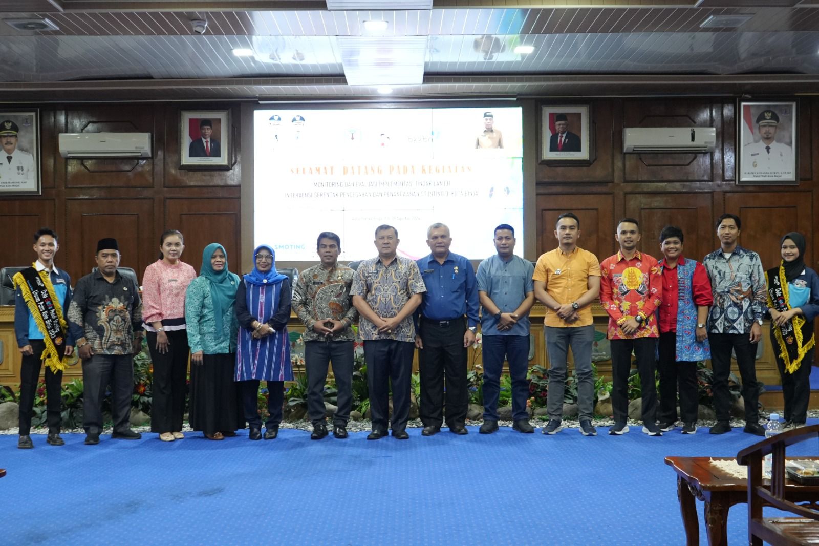 Pemerintah Kota Binjai Rakor dalam penurunan Stunting.