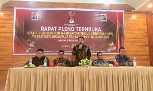 KPU gelar rapat rekapitulasi penetapan Daftar Pemilih Sementara(DPS)