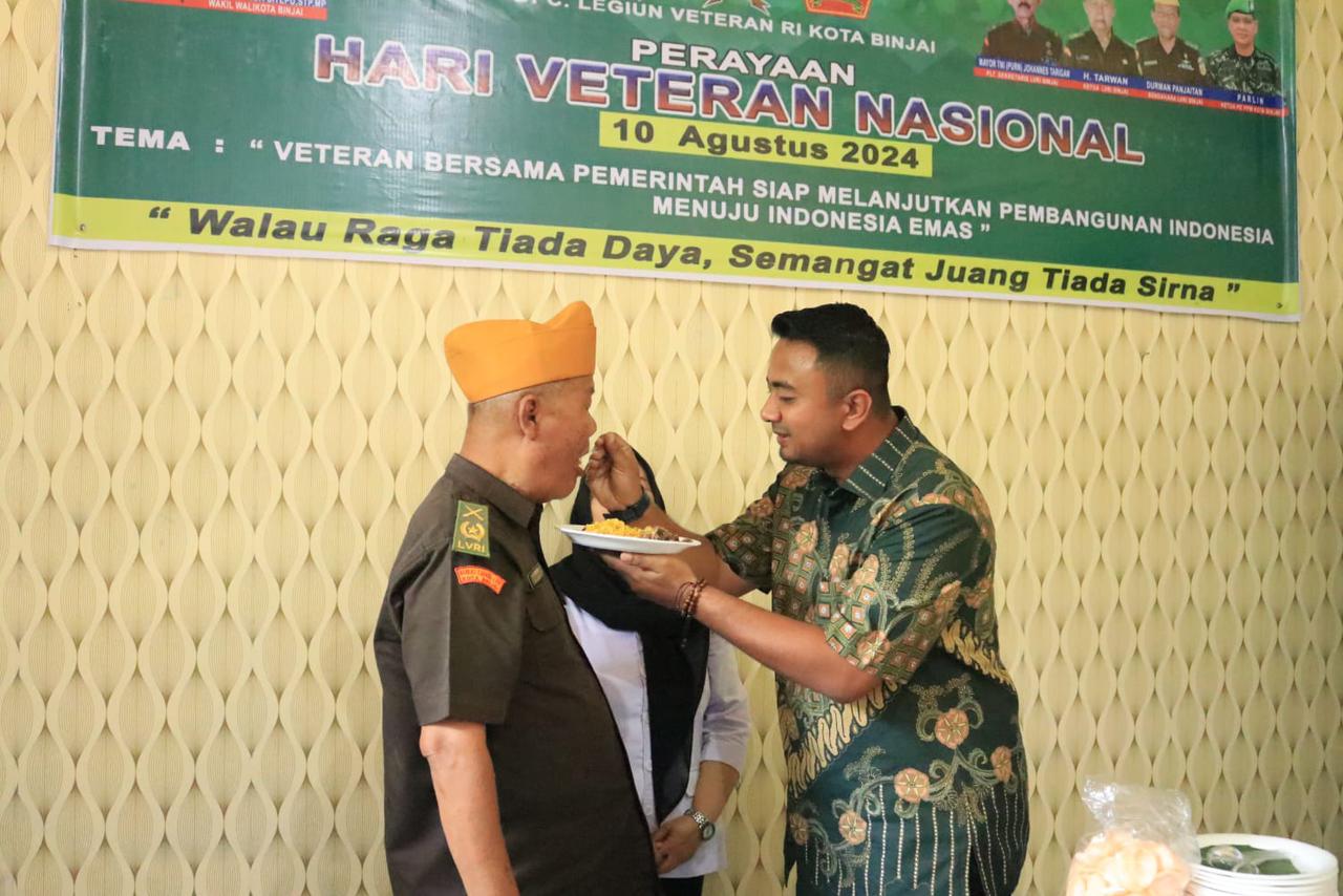 wakil Wali Kota Binjai H. Rizky Yunanda S. TP. MP memberi ucapan selamat atas bertambah usia LVRI.