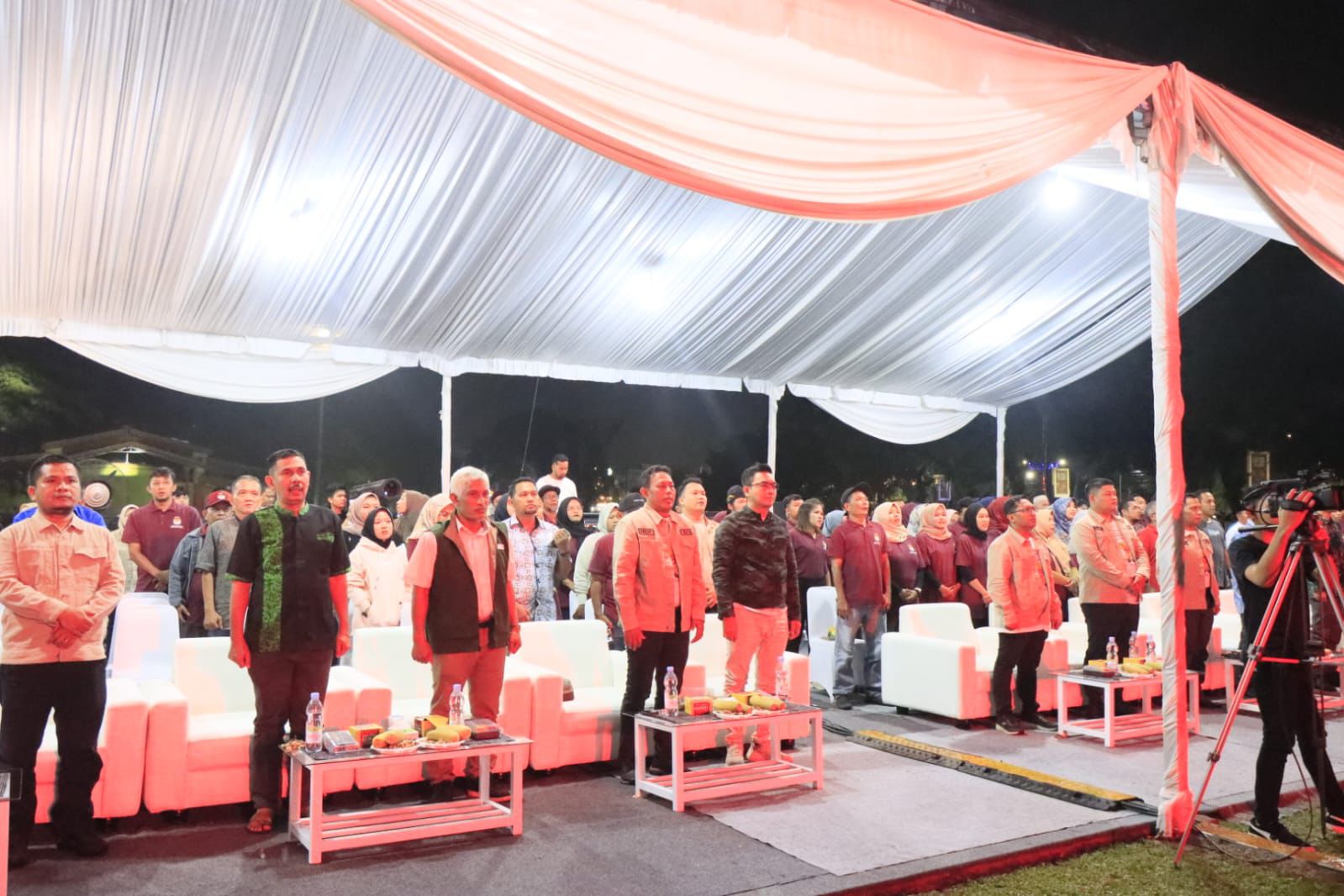 Keterangan fotho:Kakan Kesbang Kota Binjai Ruslianto M.Pd hadiri peringatan acara peluncuran Wali Kota/Wakil Wali kota tahun 2024.