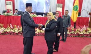 sidang Paripurna DPRD, di ruang Paripurna Gedung DPRD setempat, Rabu (14/8-24). Foto : BP/Ist