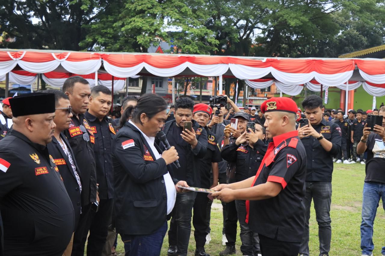 pelantikan Pengurus GRIB Jaya Kota Binjai yang di ketuai Edi Nelson Sembiring(Acong)