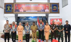 Wali Kota Binjai hadiri acara lepas sambut Kepala Lembaga Pemasyarakatan Kelas IIA Binjai.