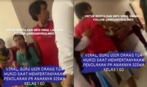 Keributan antara Orangtua Siswa dan Guru di Sekolah Dasar Negeri Medan Area Viral di Media Sosial