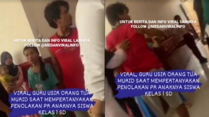 Keributan antara Orangtua Siswa dan Guru di Sekolah Dasar Negeri Medan Area Viral di Media Sosial