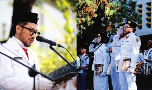 Kunto Aji Tampil Sebagai Petugas Upacara di SMAN 1 Semarang, Kejutkan Para Siswa