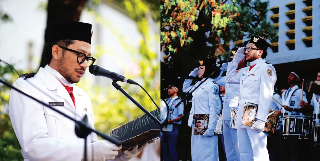 Kunto Aji Tampil Sebagai Petugas Upacara di SMAN 1 Semarang, Kejutkan Para Siswa