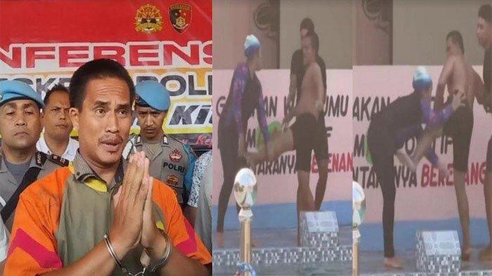 Pelatih Renang Jaimas Simaremare Ditahan Setelah Tendang Guru Wanita di Asahan Sumut