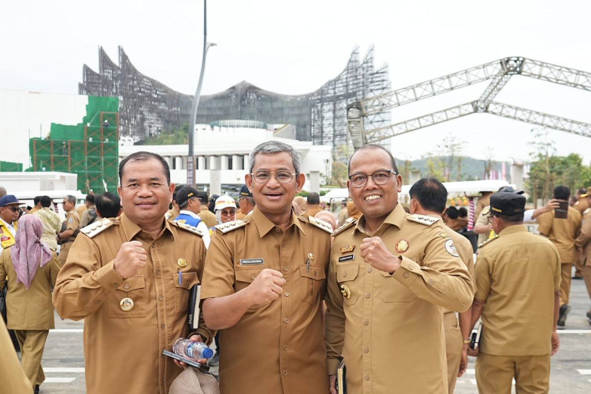 Pj Bupati Tapanuli Utara Dimposma Sihombing Hadiri Pengarahan Presiden Jokowi di Ibu Kota Nusantara